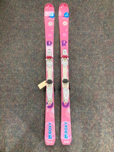Roxy 130cm Skis W/ Roxy C5 Bindings