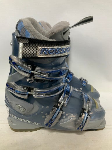 Used Rossignol XENA 10 Womens DH Ski Boot Grey 255 MP - M07.5 - W08.5 11823-S000036294