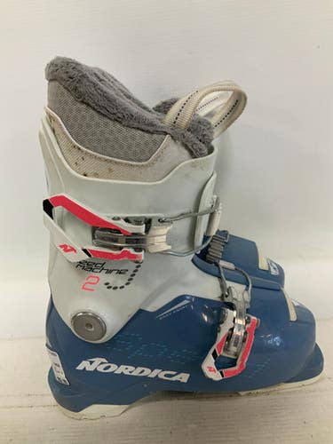 Used Nordica SPEED MACHINE 3 Girls DH Ski Boot Carolina Blue 190 MP - Y12 11823-S000036296
