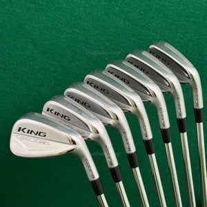Cobra King Forged Tec ONE Length 4-PW Iron Set Project X LZ 6.0 120g Steel Stiff