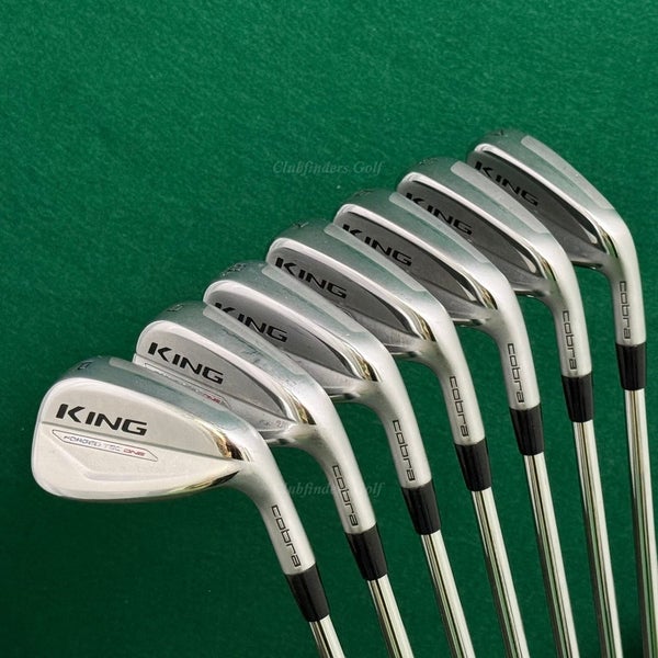 Cobra King Forged Tec ONE Length 4-PW Iron Set Project X LZ 6.0 120g Steel Stiff