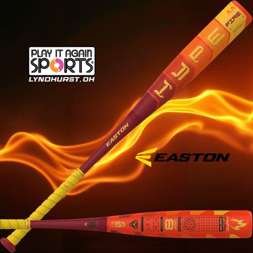 BRAND NEW! 2025 Easton Hype Fire Composite Bat (-8) 23 oz. 31”