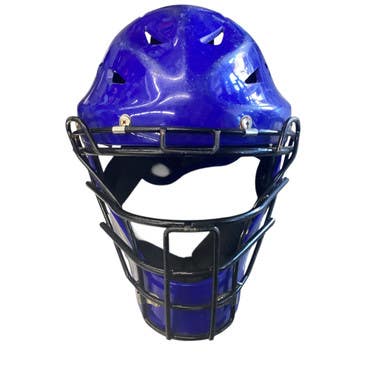 Used Wilson HELMET Catchers Helmet w/Mask Royal Blue SM 11760-S000084409