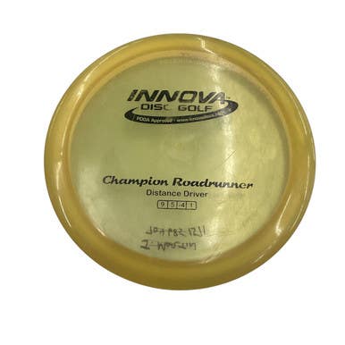 Used Innova CHAMPION ROADRUNNER Disc Golf Driver Yellow 11760-S000084344