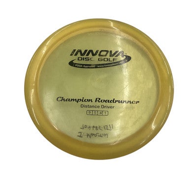 Used Innova CHAMPION ROADRUNNER Disc Golf Driver Yellow 11760-S000084344