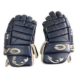 Used Eagle ODYSSEY X4 Senior Gloves Navy Blue 10" 11760-S000084349