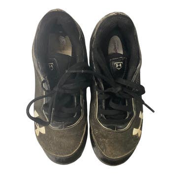 Used Under Armour BB/SB CLEATS BB/SB Cleats Black Youth 12.0 11760-S000084336