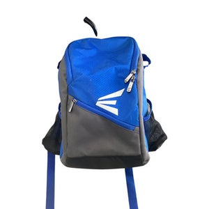 Used Easton BACKPACK  BLUE BB/SB Player Backpack Royal Blue And Grey 11760-S000084318
