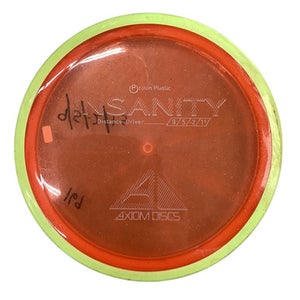 Used Axiom INSANITY Disc Golf Driver Orange 11760-S000084214