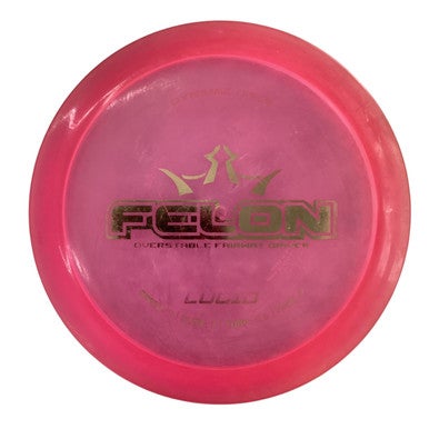 Used Dynamic Discs FELON LUCID AIR Disc Golf Driver Pink 11760-S000084210