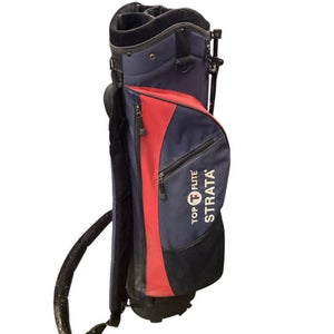 Used Top Flite TOP FLITE STRATA STAND BAG Mens Stand Bag Red And Navy Blue 11760-S000084152