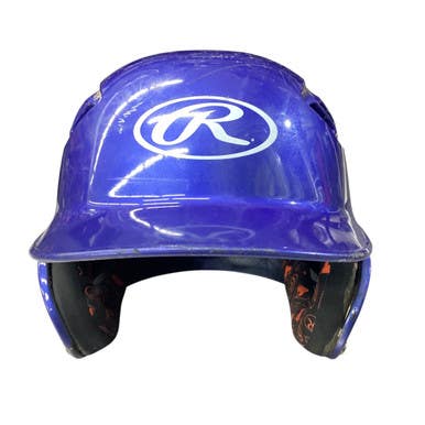 Used Rawlings BASEBALL HELMET Batting Helmet No Mask Navy Blue LG 11760-S000084122