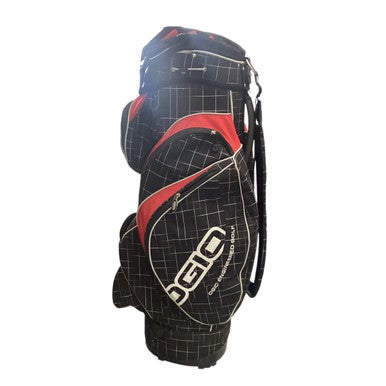 Used Ogio CART BAG Mens Stand Bag Black And Red 11760-S000084072