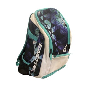 Used Easton BACKPACK TEAL/WHITE BB/SB Player Backpack White 11760-S000084633