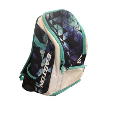 Used Easton BACKPACK TEAL/WHITE BB/SB Player Backpack White 11760-S000084633
