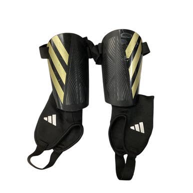 Used Adidas Soccer Shin Guards Junior Black LG 11760-S000084593