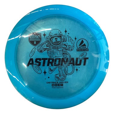 Used Discmania ACTIVE PREMIUM ASTRONAUT Disc Golf Driver Royal Blue 11760-S000084545