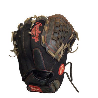 Used Rawlings RENEGADE BB/SB Glove RH Throw Black 14" 11760-S000084553