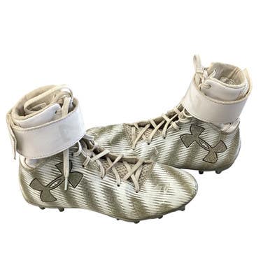 Used Under Armour Jr FB Cleats White Junior 06 11760-S000084525