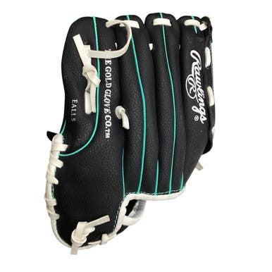 Used Rawlings PLAYERS SERIES RH Throw Fastpitch Gloves Black 10" 11760-S000084499
