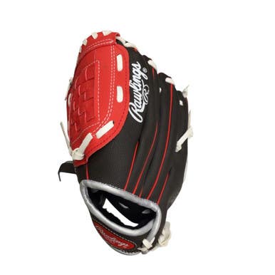 Used Rawlings SURE CATCH BB/SB Glove LH Throw White/Red/Navy 10" 11760-S000084496