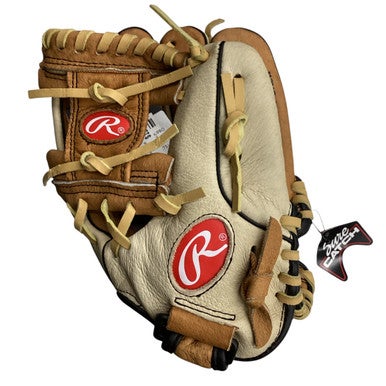 Used Rawlings SURE CATCH SC105TCI BB/SB Glove T-ball Chocolate And Almond 10 1/2" 11760-S000084494