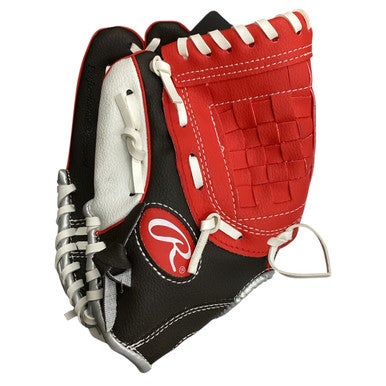 Used Rawlings PLAYERS SERIES BB/SB Glove RH Throw Navy Blue And Red 10" 11760-S000084485