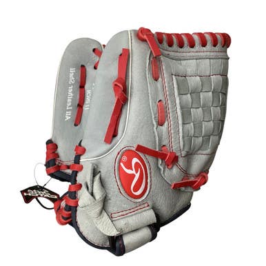 Used Rawlings SURE CATCH - TROUT BB/SB Glove LH Throw Grey 11" 11760-S000084484