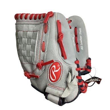 Used Rawlings SURE CATCH BB/SB Glove RH Throw Grey 11" 11760-S000084482