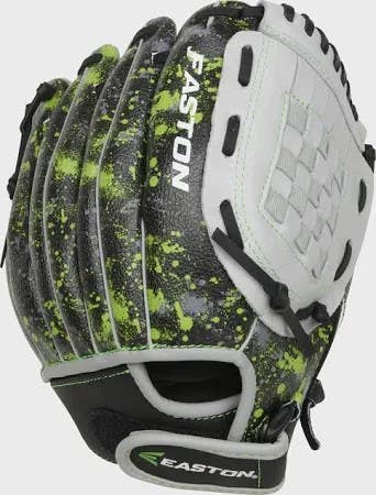 Used Easton HAVOC SERIES BB/SB Glove RH Throw Black And Green 10" 11760-S000084481