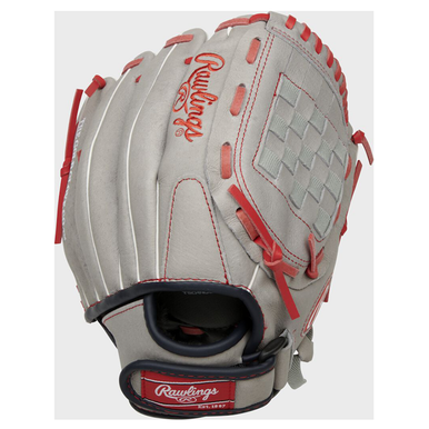 Used Rawlings SURE CATCH BB/SB Glove RH Throw Grey 11" 11760-S000084480