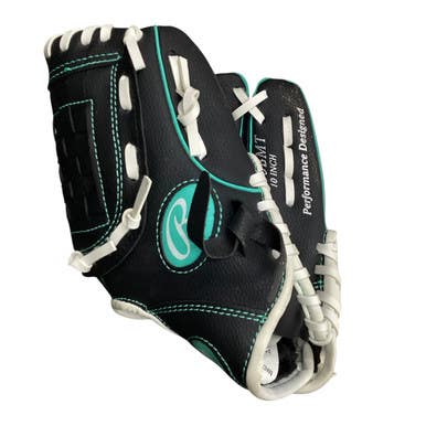 Used Rawlings PLAYERS SERIES BB/SB Glove RH Throw Black 10" 11760-S000084473