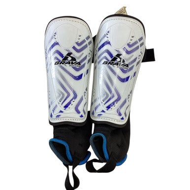 Used Brava Soccer Shin Guards Junior White SM 11760-S000083617