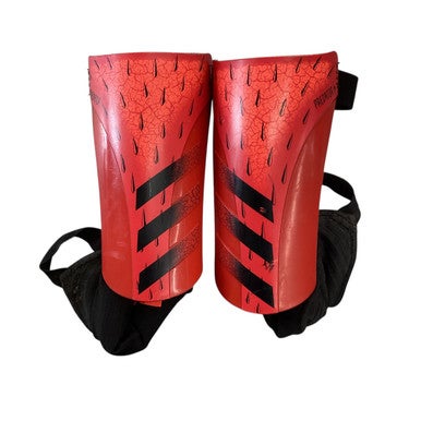 Used Adidas Soccer Shin Guards Junior Red Junior 11760-S000083616