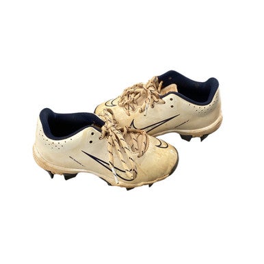 Used Nike DIAMOND BB CLEATS BB/SB Cleats White Youth 11.0 11760-S000083612