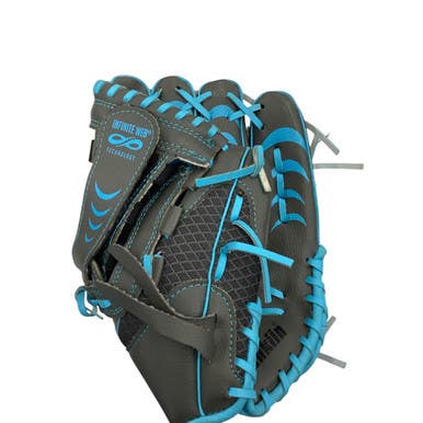 Used Franklin 22750 SHOK-SORB RH Throw Fastpitch Gloves Grey 10 1/2" 11760-S000083601