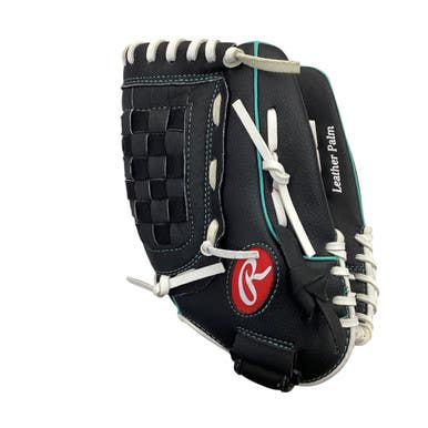 Used Rawlings WFP115MT RH Throw Fastpitch Gloves Black 11 1/2" 11760-S000083600