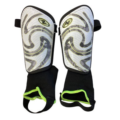 Used Soccer Shin Guards Junior White MD 11760-S000083574