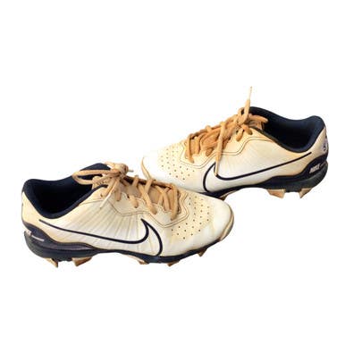 Used Nike DIAMOND BB CLEATS BB/SB Cleats Navy And White Junior 05 11760-S000085088