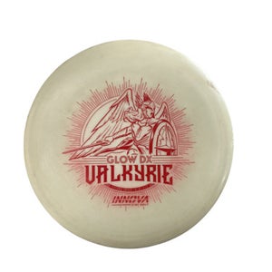 Used Innova GLOW DX VALKYRIE Disc Golf Driver White 11760-S000085086