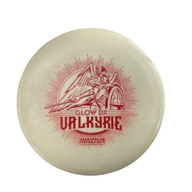 Used Innova GLOW DX VALKYRIE Disc Golf Driver White 11760-S000085086