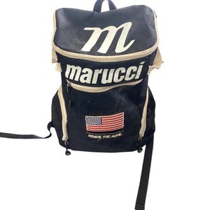 Used Marucci PLAYERS BACKPACK BB/SB Player Backpack Black 11760-S000085078