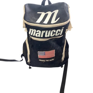 Used Marucci PLAYERS BACKPACK BB/SB Player Backpack Black 11760-S000085078