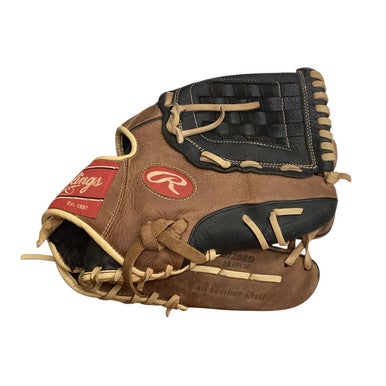 Used Rawlings PREMIUM SERIES BB/SB Glove RH Throw Brown 12" 11760-S000085031
