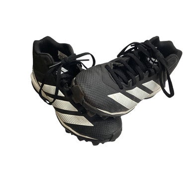 Used Adidas Jr FB Cleats Black Junior 01.5 11760-S000084979