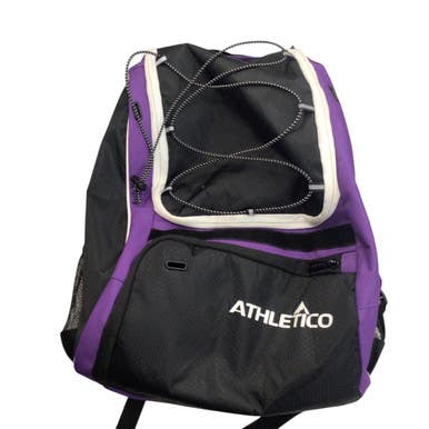 Used Athletico BACKPACK BB/SB Player Backpack Black And Purple 11760-S000084850