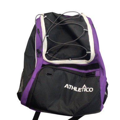 Used Athletico BACKPACK BB/SB Player Backpack Black And Purple 11760-S000084850
