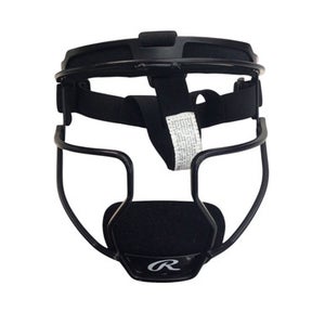 Used Rawlings FACE MASK BB/SB Fielders Mask Black One Size 11760-S000084845