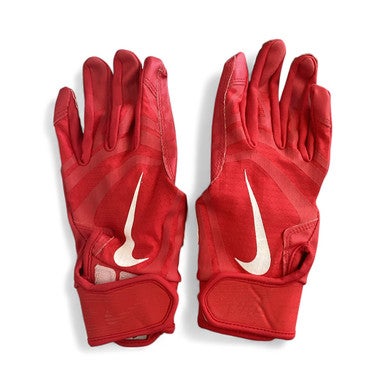 Used Nike FOOTBALL GLOVES FB Gloves Red MD 11760-S000084833