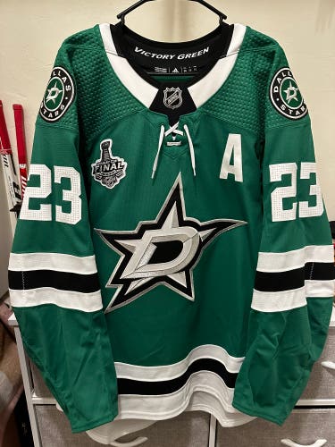 Dallas Stars Esa Lindell Home Jersey 2020 Stanley Cup Playoffs.